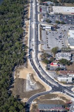 Looking north over US 41 from the Montgomery Ave. / Zephyr St. intersection to south of Middle School Road (1-17-2025 photo)