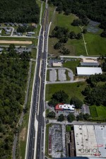 Looking north over US 41 from south of Middle School road to the north end of the project (7-24-2025 photo)