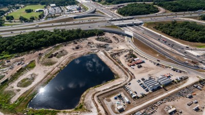I-75 interchange improvements at Big Bend Road (July 2024)
